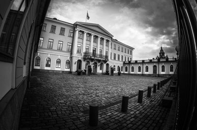 View of buildings in city