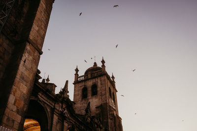 Low angle view of building against sky