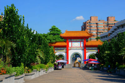 Exterior of building against sky