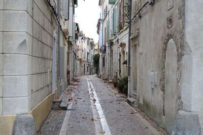 Alley amidst buildings