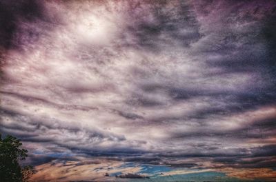 Scenic view of cloudy sky