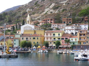 Boats in sea