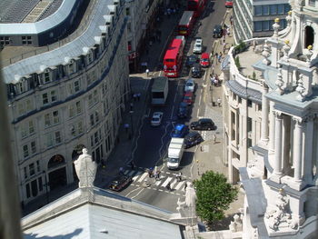 City street with buildings in background