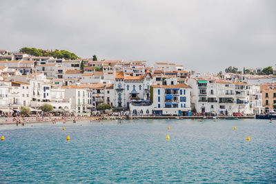 View of buildings at waterfront