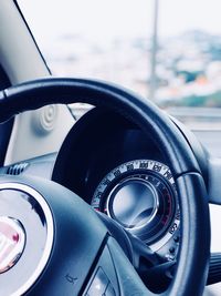 Close-up of vintage car