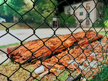 Full frame shot of chainlink fence