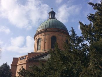 Low angle view of dome of old chapel at la grave hospital