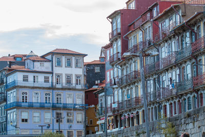 Exterior of residential buildings against sky