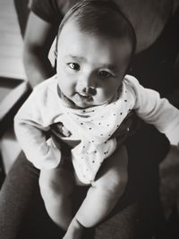 Portrait of cute baby girl