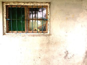 Window of old house