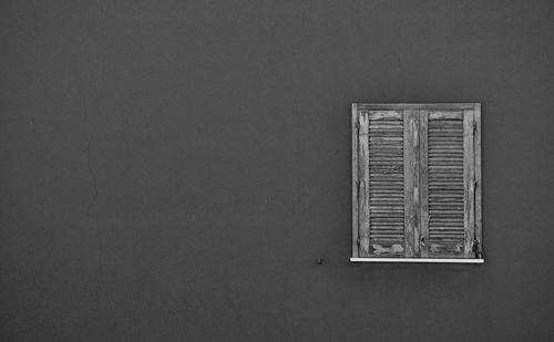 Close-up of window on building