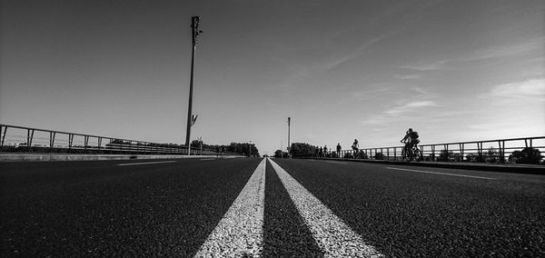 Road against sky