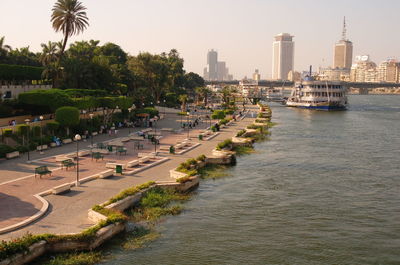 View of city at waterfront