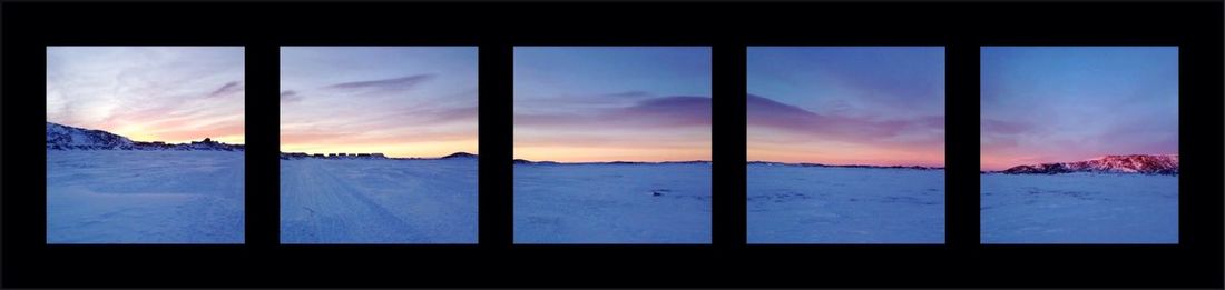 Scenic view of sky at sunset