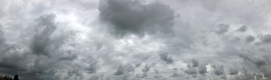 Low angle view of clouds in sky