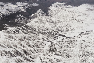 Full frame shot of sand dunes