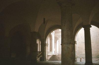 Columns in colonnade