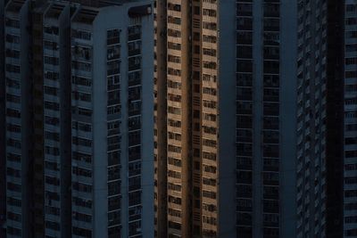 Full frame shot of residential buildings