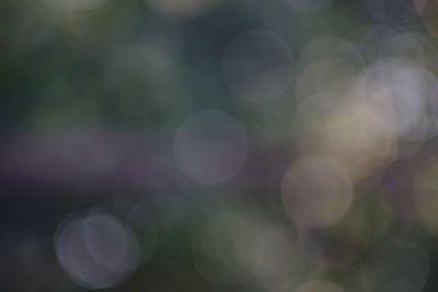 Defocused image of blurred background