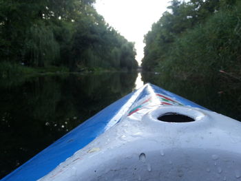 Boats in river