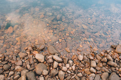 Full frame shot of pebbles