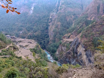Scenic view of mountains