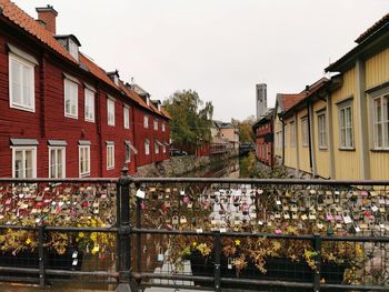 View of residential buildings against sky