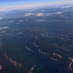 Aerial view of seascape