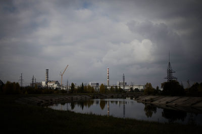Reflection of clouds in water
