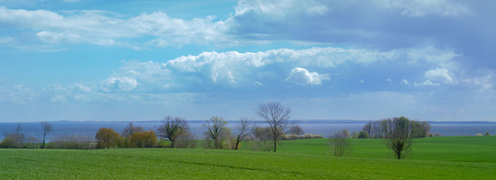 Panoramic view of landscape against sky