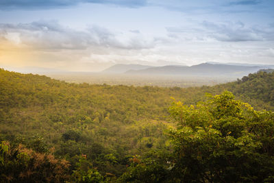 Scenic view of landscape against sky