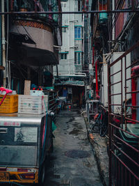 Street amidst buildings in city