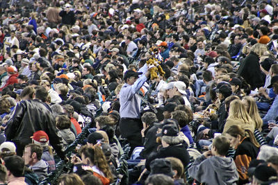 Crowd at event
