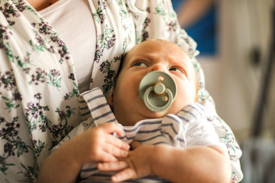 Portrait of cute baby girl