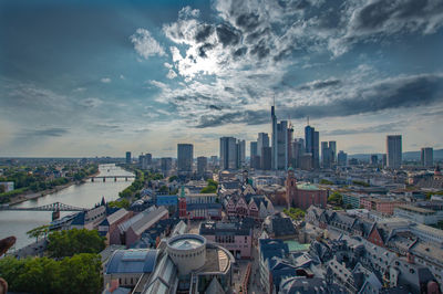 Frankfurt vom dom aus