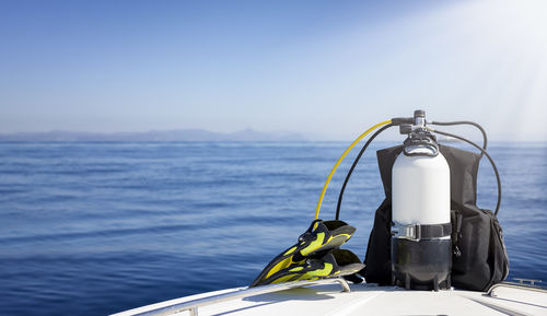 Boat in sea