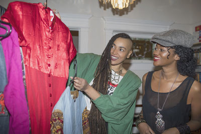 Young woman looking at camera