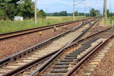 View of railroad tracks