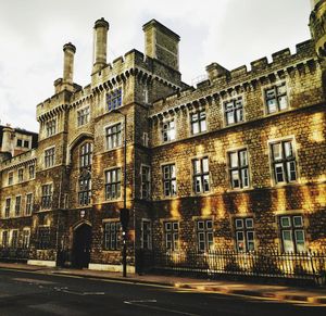 View of old building against sky