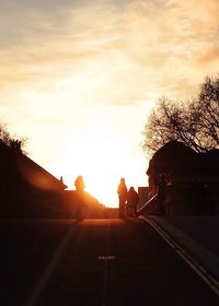 Road at sunset