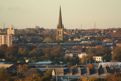 Cityscape against sky