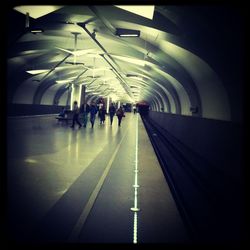 People at subway station