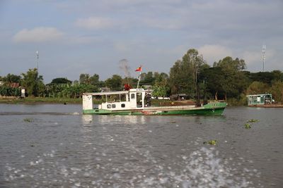 Scenic view of river against sky