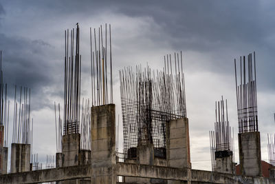 Panoramic view of buildings against sky