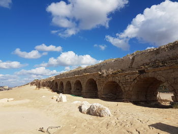 Old ruins against sky