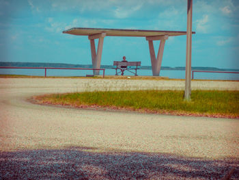 View of gazebo in park