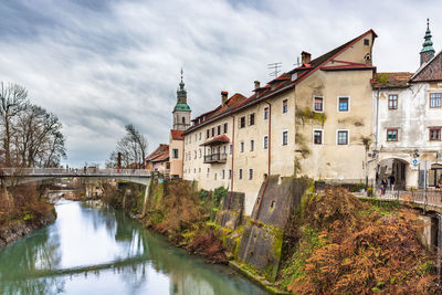 The ancient village of Škofja loka, slovenia.