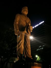 Low angle view of statue