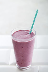 Close-up of drink on table