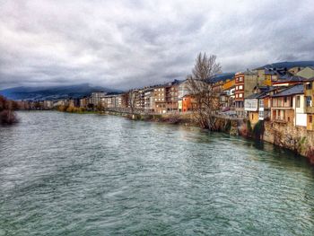 River with buildings in background